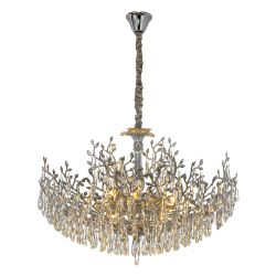 Citilux RITZ CL310121 Люстра хрустальная подвесная Хром