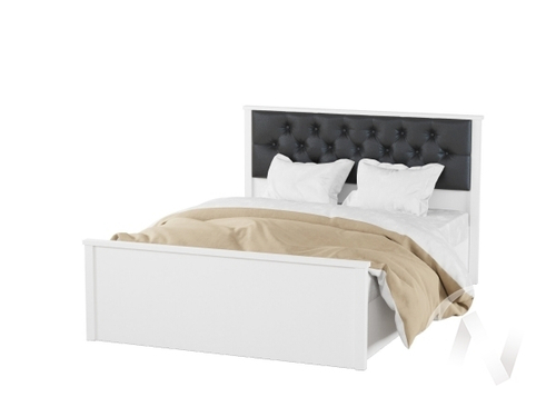 Корпус кровати МКР-2 (1;4м) Спальня Модена (белый)