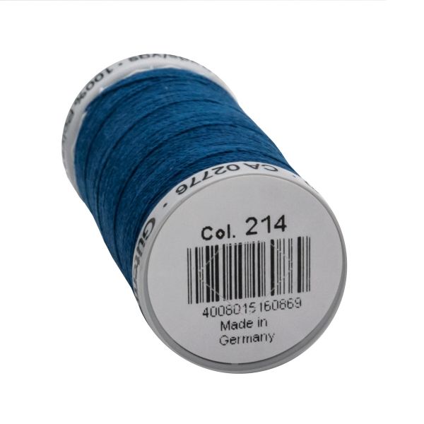 Нитки суперкрепкие Gutermann Extra Strong M782 №40 (100 метров), 5 кат. | 214 т.лазурный