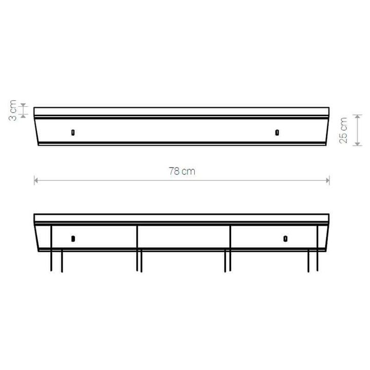 Основание для светильника Nowodvorski Cameleon Canopy C 780 8557