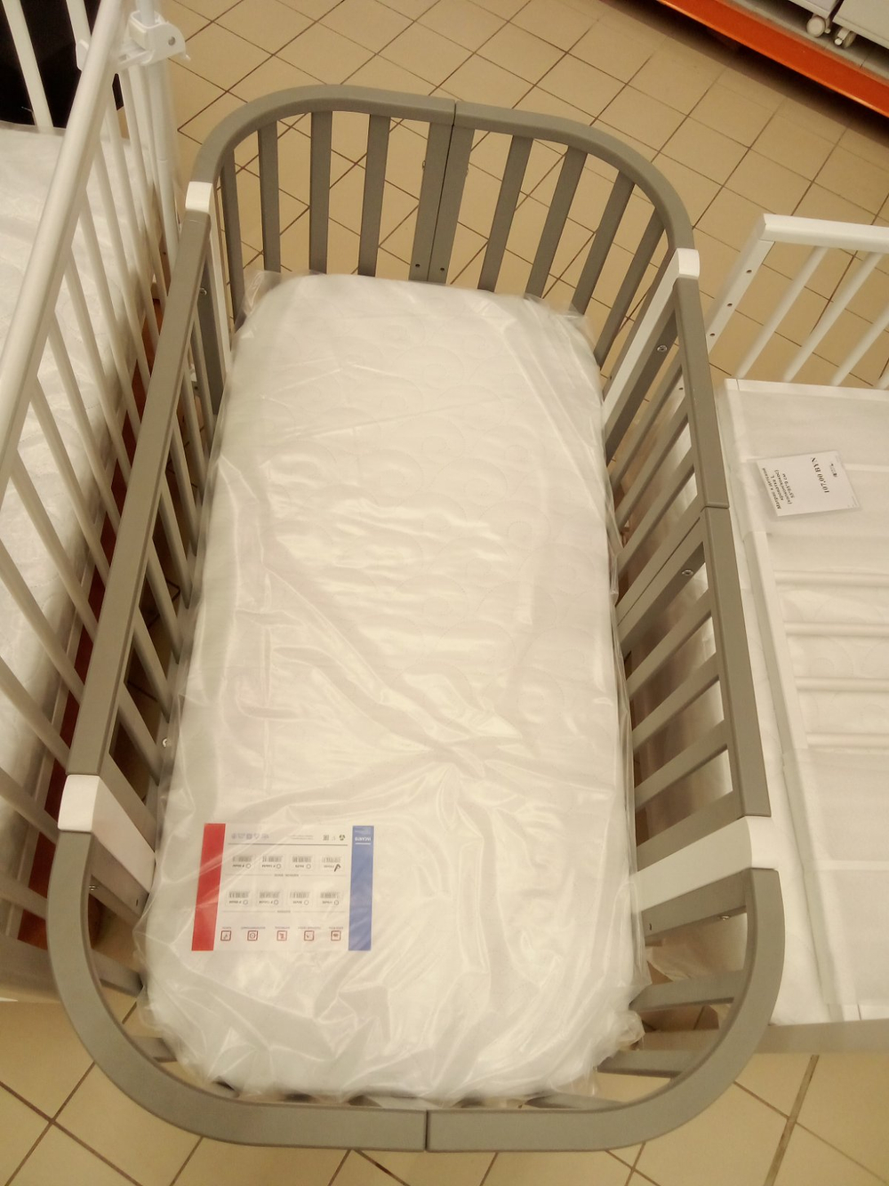Детский матрас Nuvola 119*60*11, холлкон, кокос