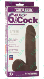 Черная насадка-реалистик для системы харнесс, 15.2 см