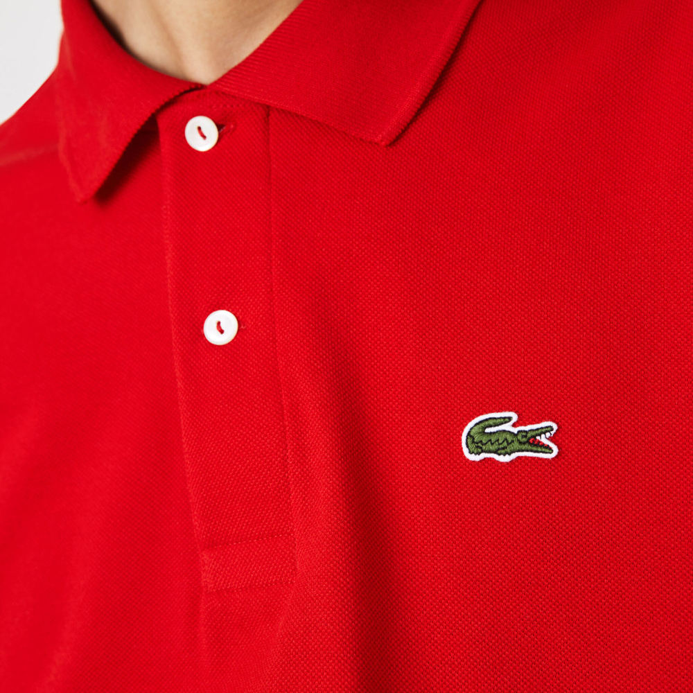 Мужское теннисное поло Lacoste Core Essentials Polo Men - Red