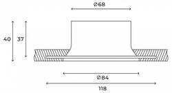 Встраиваемый светильник Hesby Lighting Tromso HSBL_0200