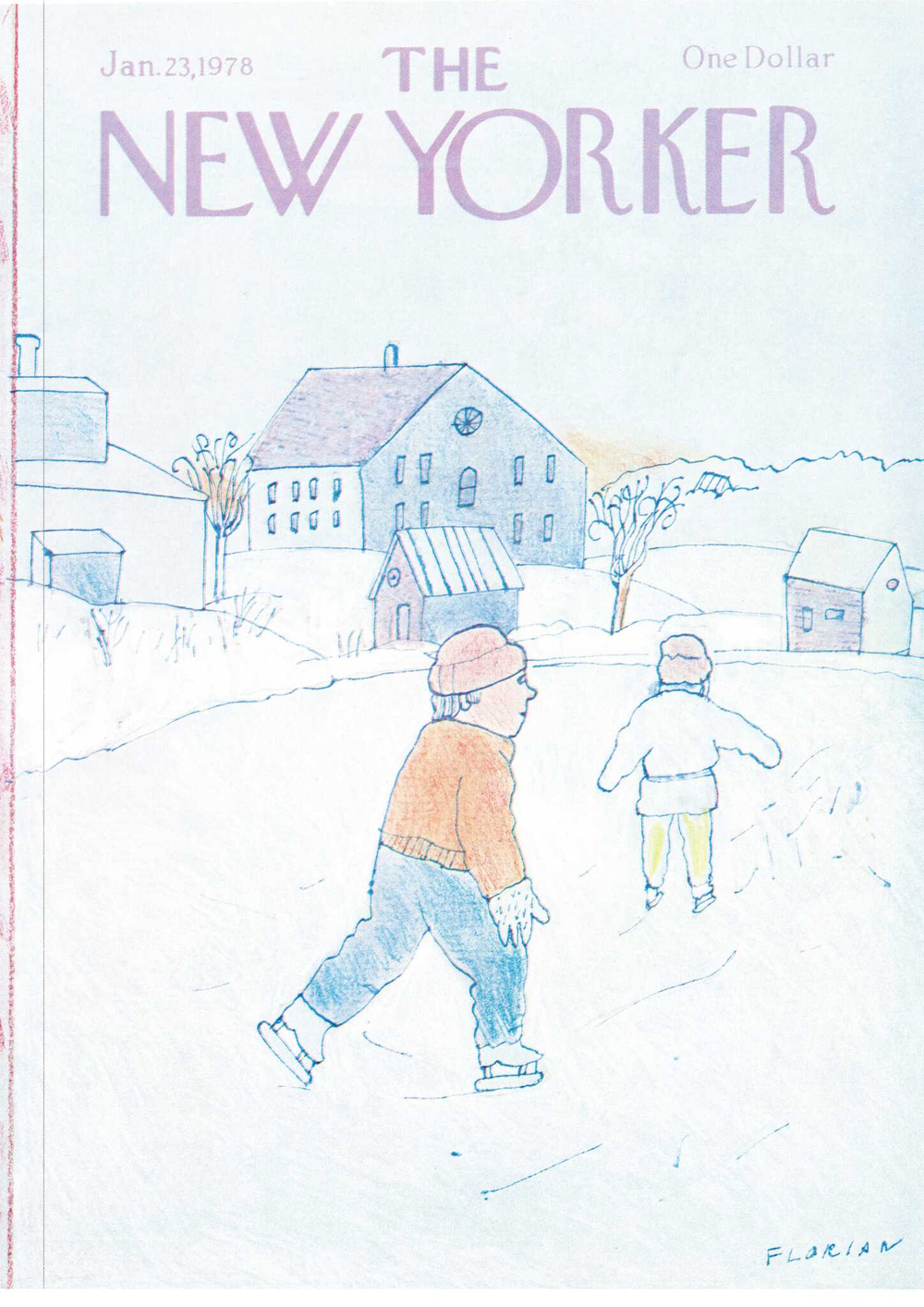 Журнал The New Yorker 23-01-1978, обложка