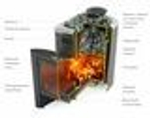 Печь для бани TMF Гейзер Мини 2016 Carbon ДН КТК ЗК антрацит