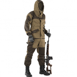 Костюм зимний флисовый Горка хаки Rip-Stop