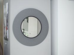 Зеркало Круглое с uv-печатью серебро (диаметр 70см), Sunmax, г. Пенза