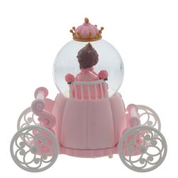 GAEM Фигурка декоративная "Принцесса" в стекл шаре (муз, подсвет, вьюга, 2xAAA н/п), D8 см, L17 W9 H17 см