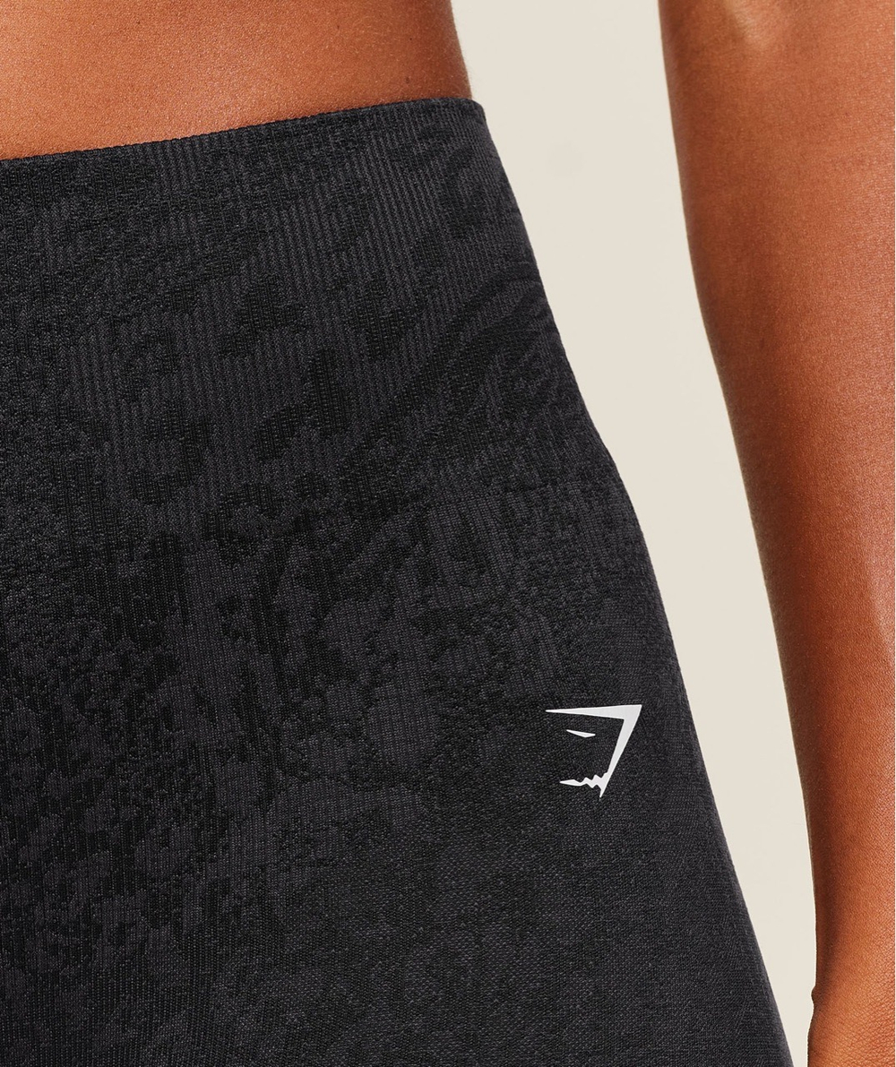 Леггинсы GYMSHARK Adapt Animal X Whitney Leggings Black
