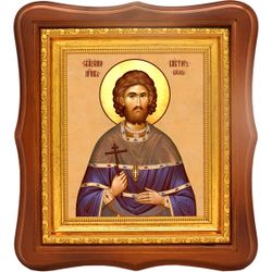Виктор Басов священномученик. Икона на холсте