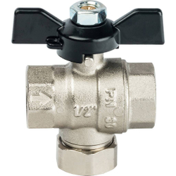 Шаровой кран с фильтром  1/2