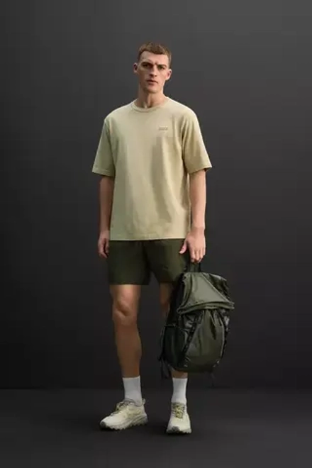 ZARA ФУТБОЛКА С КОНТРАСТНЫМ ПРИНТОМ, СВЕТЛО-ЗЕЛЕНЫЙ