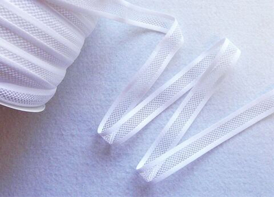 Резинка (ажурная), цвет- Белая, 22мм