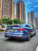 Карбоновый диффузор для AUDI S4 2020-2025+ B9.5 Ауди обвес