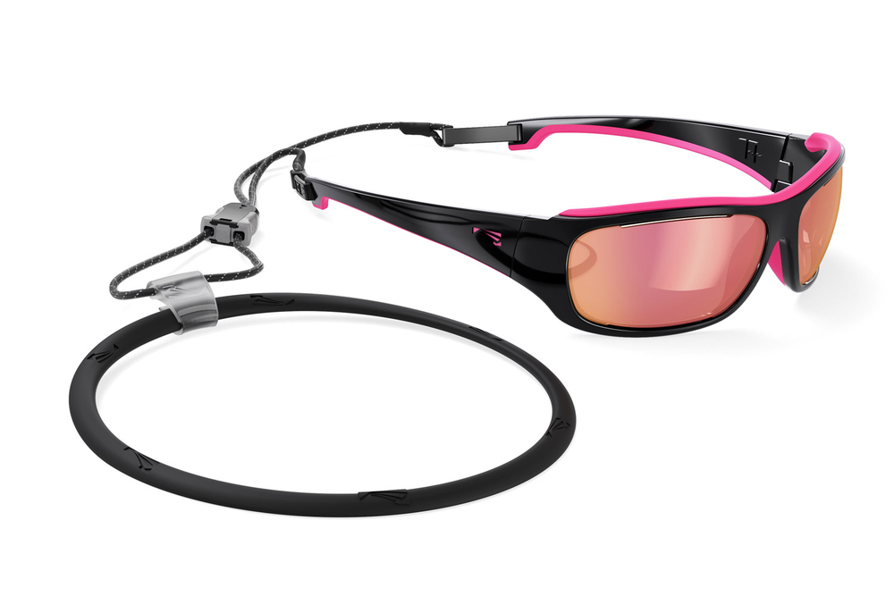Спортивные очки LiP Tide / Gloss Black - Pink Rubber / PC Polarized / Levante Series ML Pink Vermillion