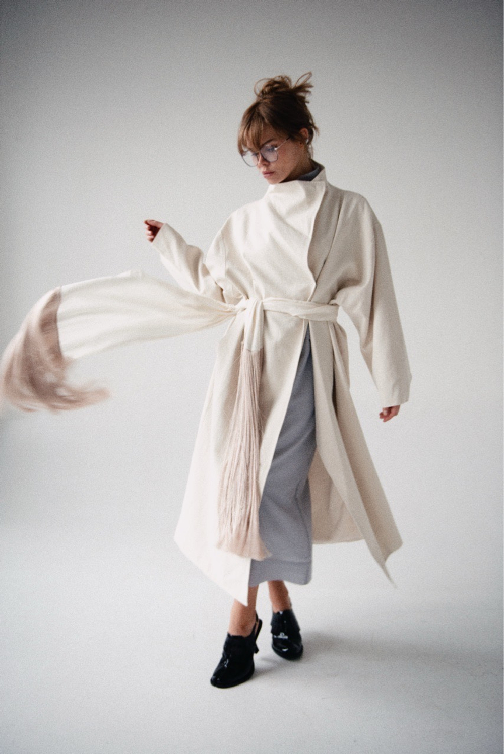 Палантин с бахромой ETHNO