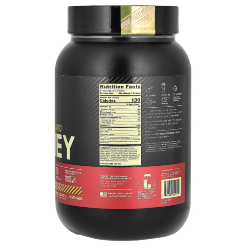 Optimum Nutrition, Gold Standard® 100% Whey, сывороточный протеин, со вкусом шоколада и арахисовой пасты, 907 г (2 фунта)