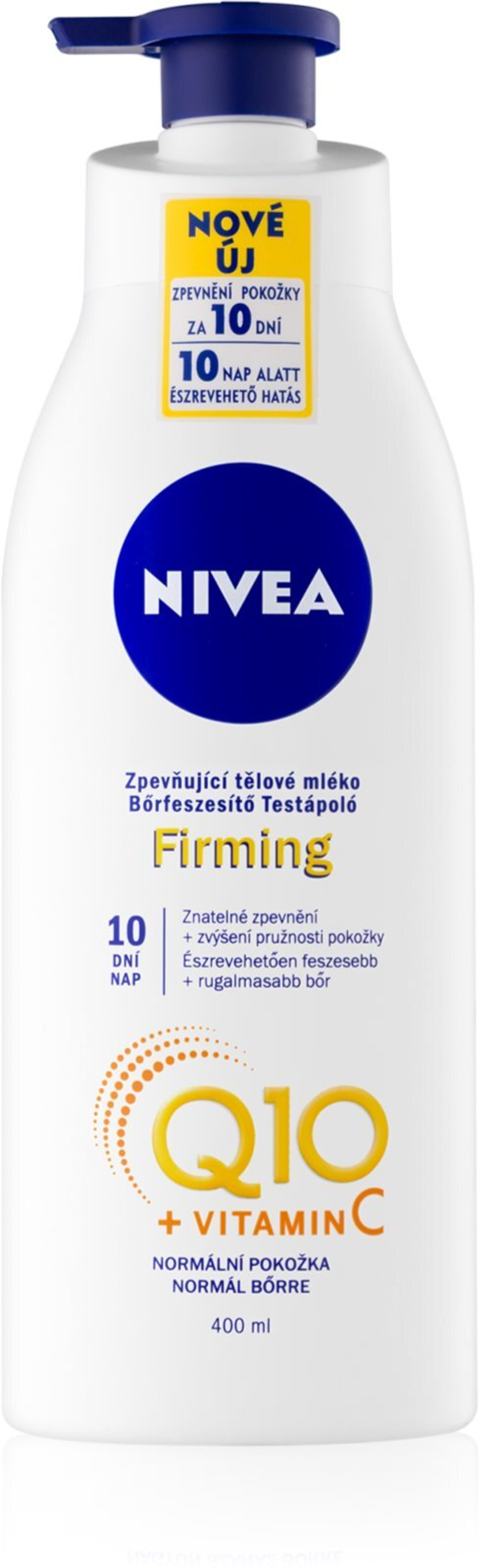 Nivea Q10 Plus - моделирующее молочко для тела /   400  ml  / GTIN 4005808237586