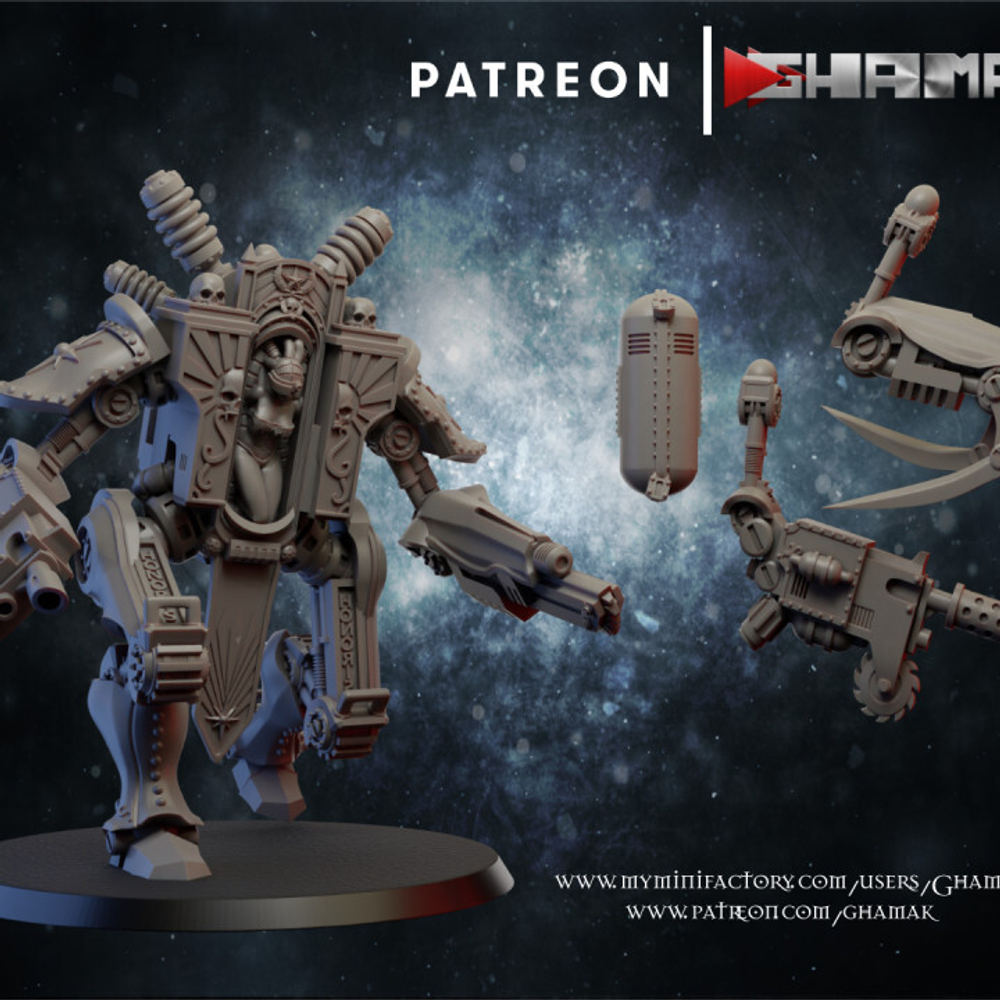 Adepta Sororitas Penitent Engines Машина покаяния миниатюра для dnd, днд, pathfinder, фентези, Настольная игра, НРИ, Варгейм, РПГ