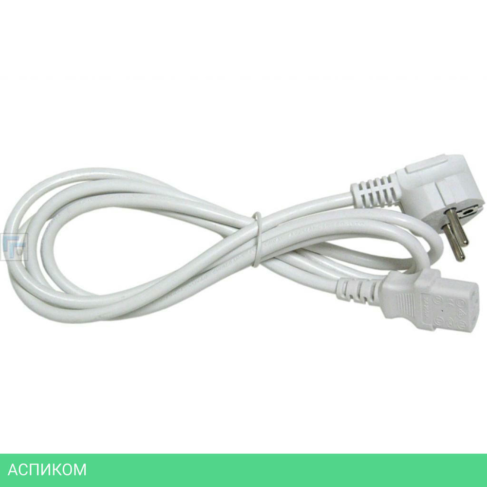 Кабель питания Cablexpert PC-186W-VDE белый