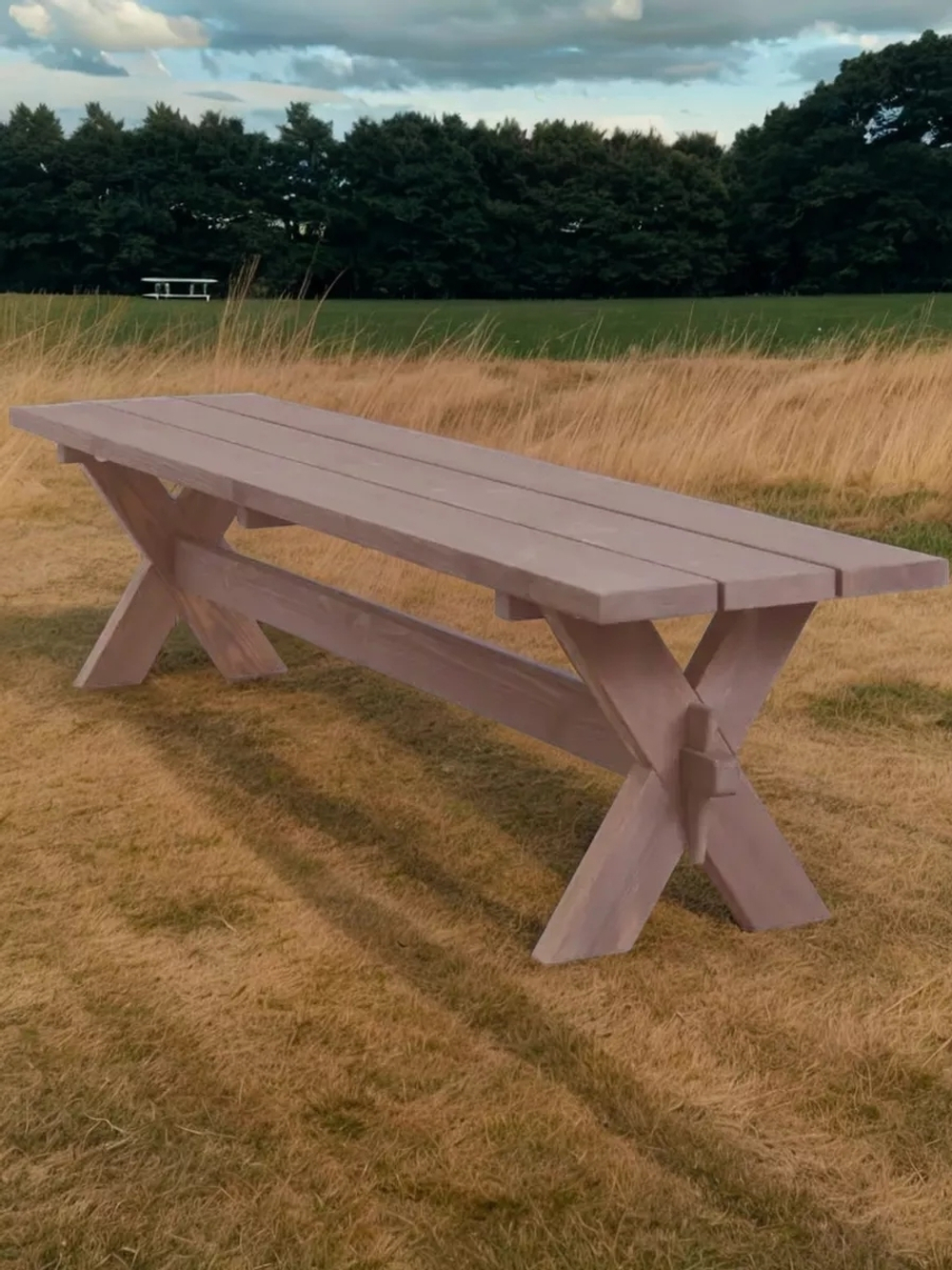 Деревянная скамейка Ойвинд садовая, венге