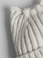 Шапка для девочки осенняя c ушками и снуд