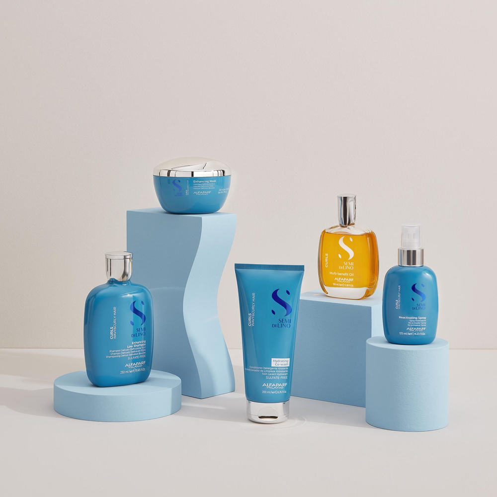 Alfaparf Milano Semi Di Lino Curls - кондиционер для мытья вьющихся волос /   200  ml  / GTIN 8022297111315