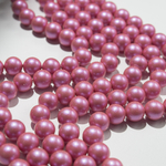Жемчуг Майорка, оттенок "Hot Pink", шар 8мм, перламутрово-сатиновое улучшенное покрытие