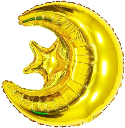 Полумесяц 22" Рамадан, Золото Fl