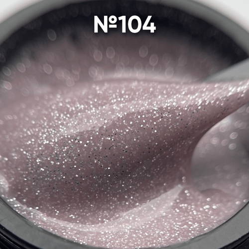 Опция Гель моделирующий с блестками 104, 15 мл