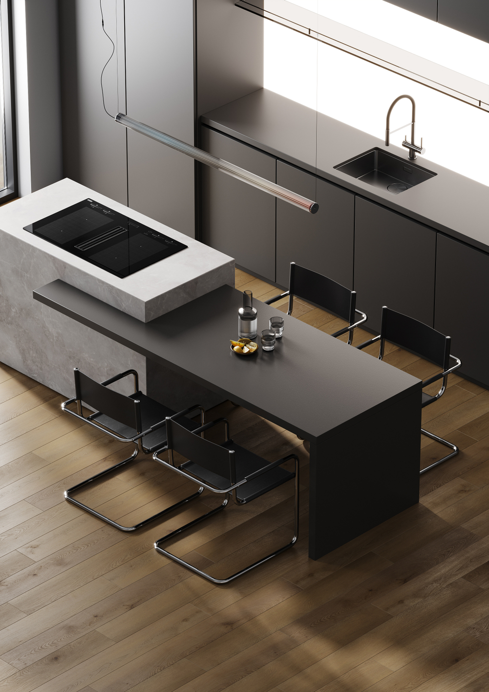 Кварц-виниловая плитка Fargo Comfort LVT Дуб Окленд 20-653-76 крашеная фаска