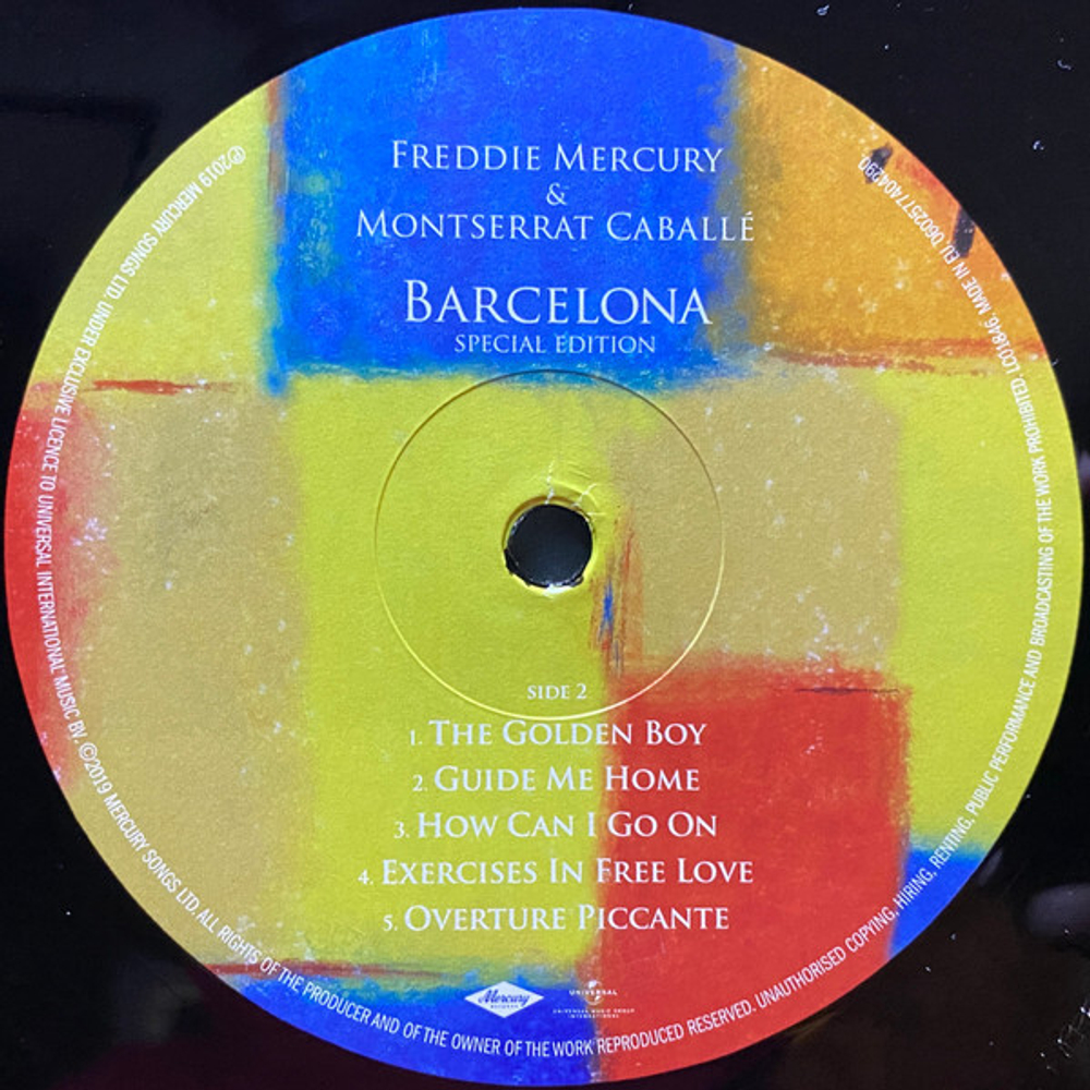 Freddie Mercury & Montserrat Caballe / Barcelona (Special Edition)(LP)