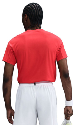 Теннисная футболка Nike Court RG Dri-FIT Advantage Slam - lt crimson/white