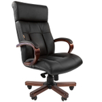 Офисное кресло CHAIRMAN 421, натуральная кожа/экокожа