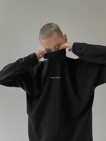 Водолазка One Two High Neck Logo черный