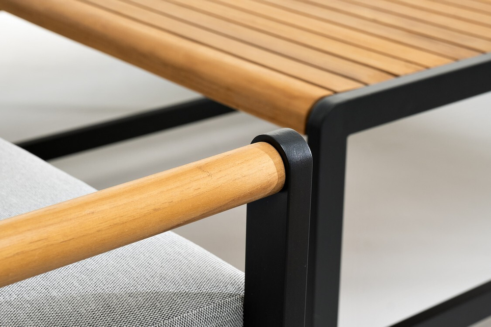 Лаунж зона из алюминия MAYA темно-серый графит