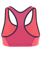 Коралловый спортивный бюстгальтер без застежек (Размер: M) (Цвет: коралловый)