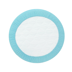 Набор постельных принадлежностей для круглой кроватки (d=75 см), голубой