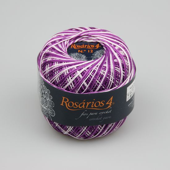 Пряжа ROSARIOS 4 Хлопок мерсеризованный принт № 12 (100% мерсеризованный хлопок)