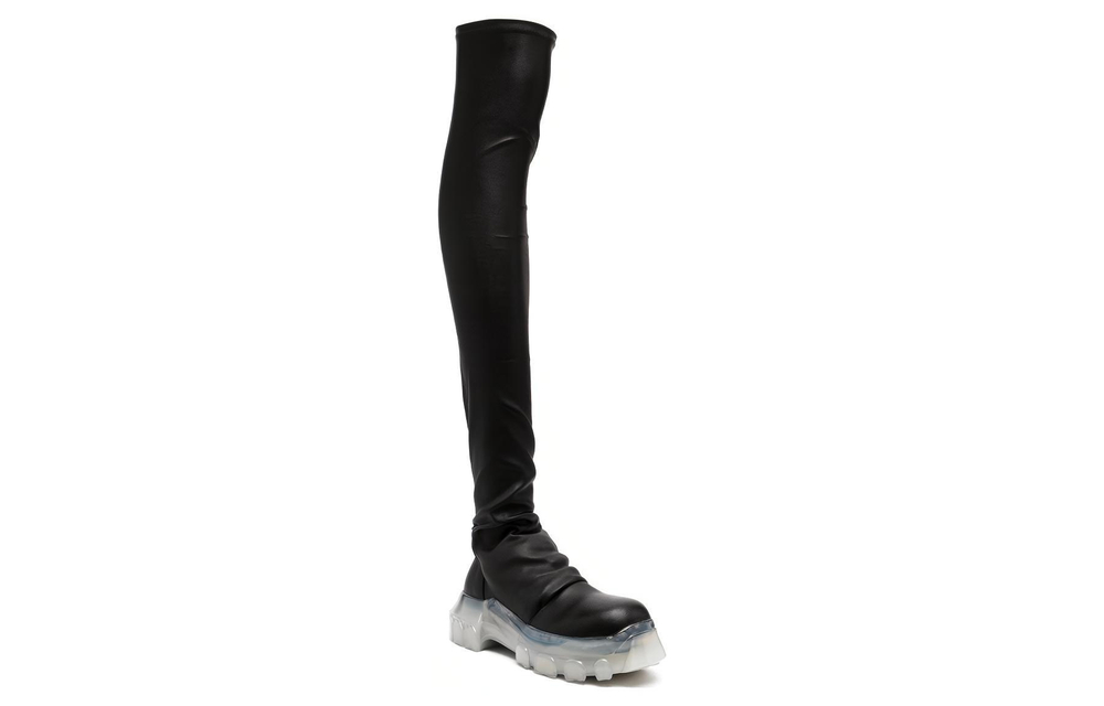 RICK OWENS Luxor Bozo Thigh-high Boots