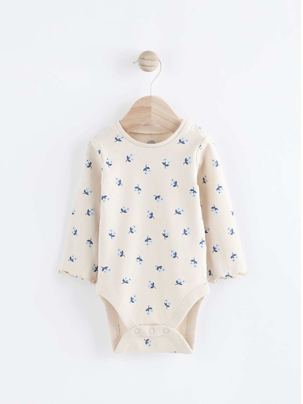 Комбинезон и боди в комплекте для девочки Next Q94-781, Синий, Молочный