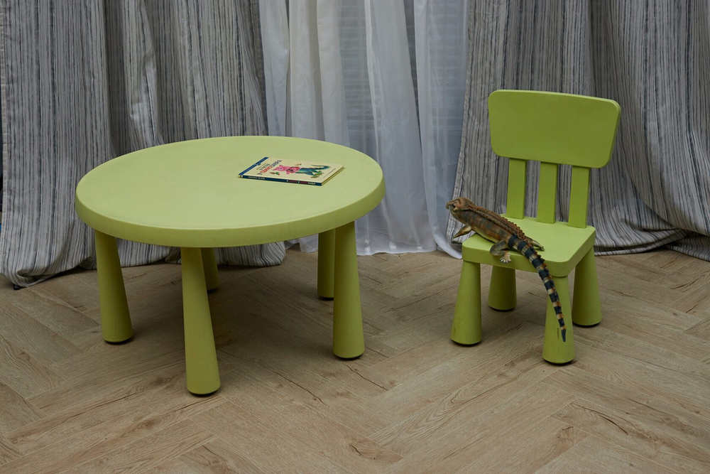 Кварц-винил SPC Steinholz Herringbone 4,5 мм Танне 1.14688 м2