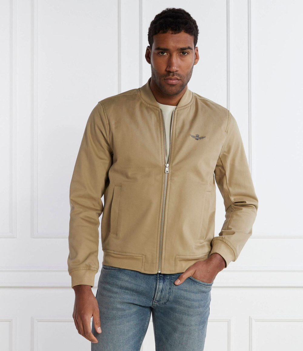 Куртка бомбер Aeronautica Militare - хаки(AB2139CT3247)