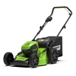 Аккумуляторная газонокосилка Greenworks GD60LM46HPK4 60V 60В (1 x 4 Ач, ЗУ) нож 46 см, 2502807UB