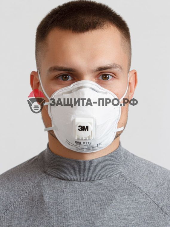 Респиратор 3M 8112, FFP1, с клапаном выдоха