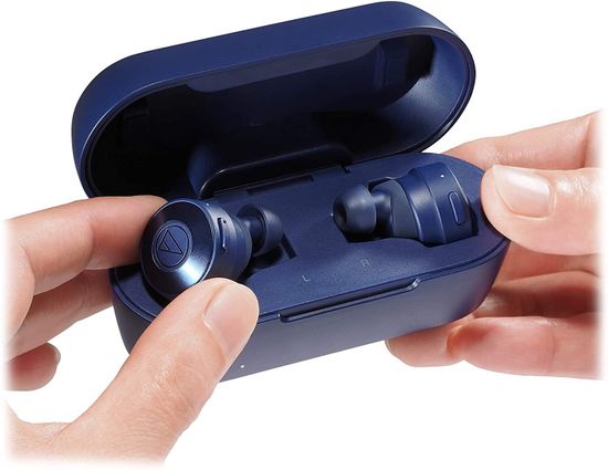 Беспроводные наушники Audio-Technica ATH-CKS5TW, синие