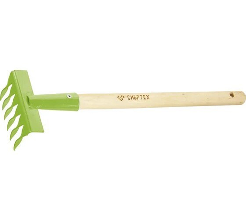 Грабли 6-зубые дерев. рукоятка