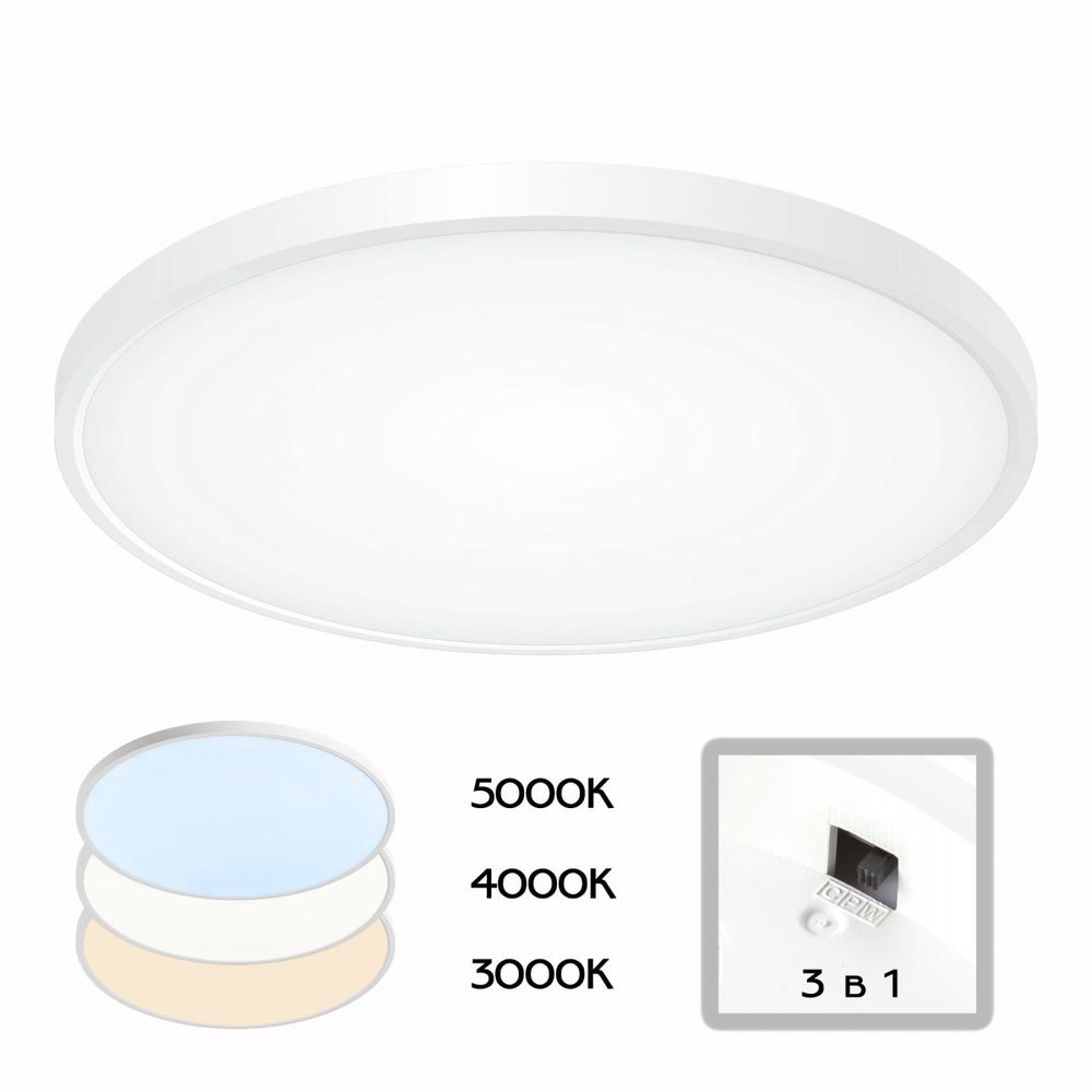 Citilux Бейсик CL738400V Светильник накладной Белый