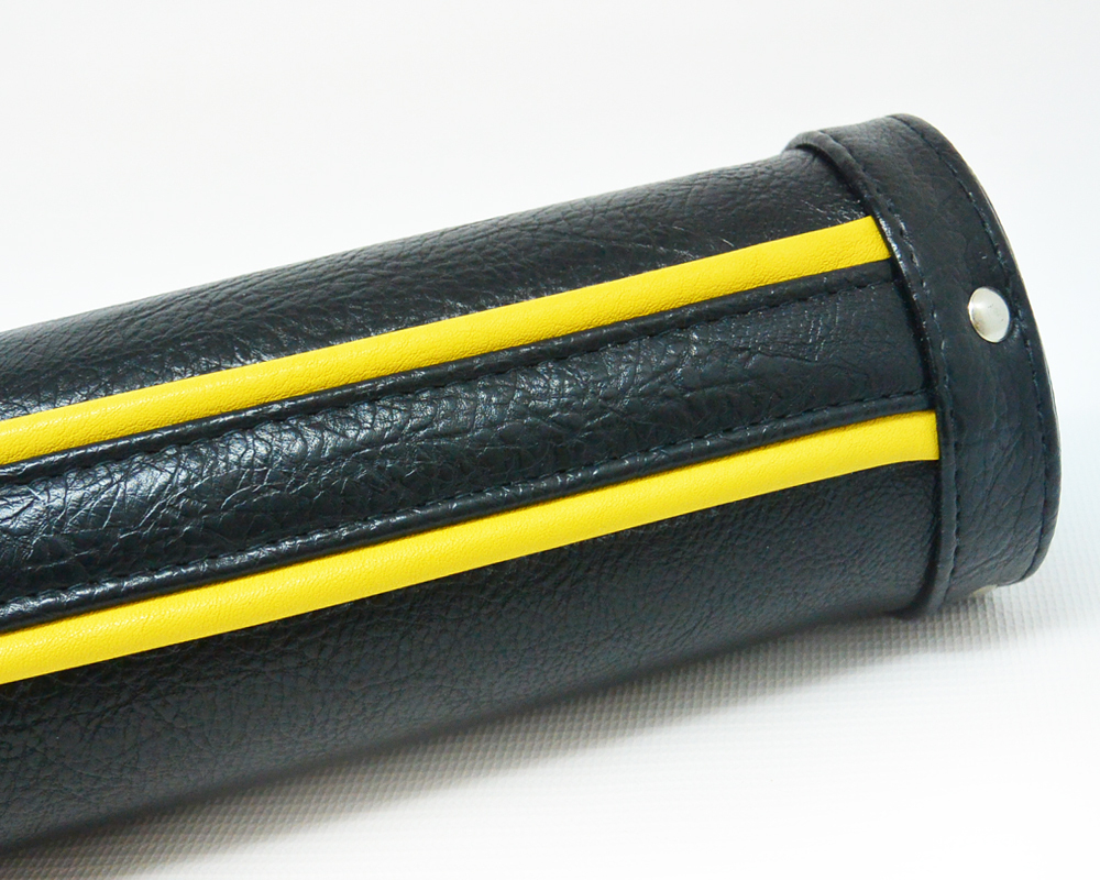 Тубус на 1 кий Меркури CLUB (без кармана) (черный/желтый)